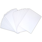30 White Greeting Cards - 5 x 7 Inches image number 2