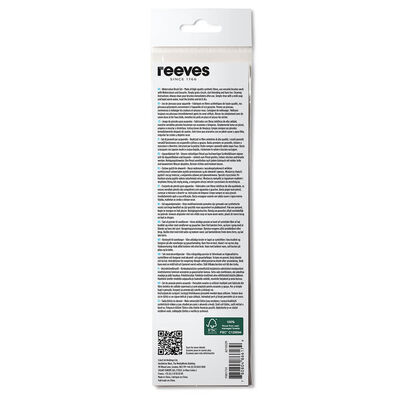 Reeves Watercolour Short Handle Brushes Set Pack of 4 image number 3