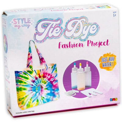 Make Your Own Tie Dye Canvas Bag Kit image number 1