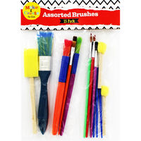 Assorted Brushes: Pack Of 15