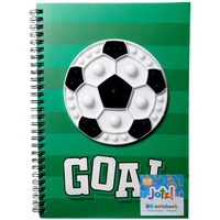 Jotz! Football B5 Popper Notebook