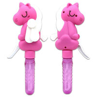 PlayWorks Get Set Play! 2-in-1 Unicorn Hand Bubble Fan: Assorted