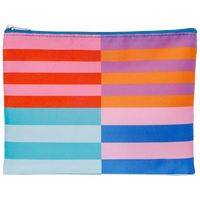 Colour Block Canvas Pencil Case