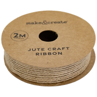 Jute Craft Ribbon 2m: Assorted
