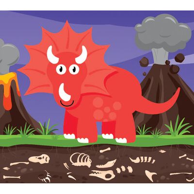 Dinosaur Discovery 4-in-1 Jigsaw Puzzle Set image number 3