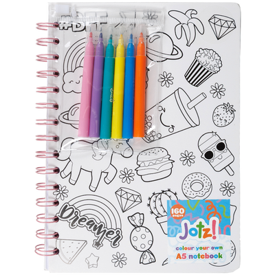 Jotz! Colour Your Own A5 Notebook image number 1