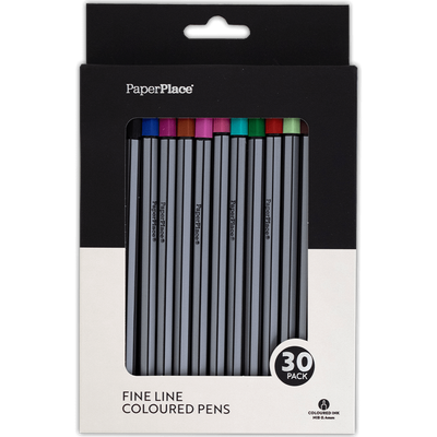 PaperPlace Fine Liner Pens: Pack of 30 image number 1