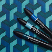 Winsor & Newton ProMarker Blue Tones: Pack of 3