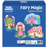 PlayWorks Fairy Magic Jigsaw Puzzles: Pack of 4