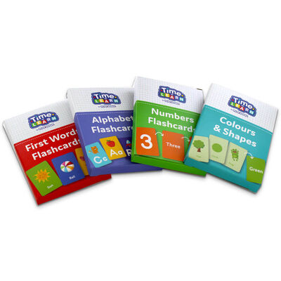 PlayWorks Time To Learn Flashcards: Pack of 4 image number 2
