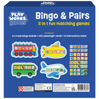 PlayWorks Bingo & Pairs Matching Game