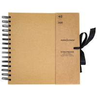 Create Your Own Kraft Scrapbook: 8 x 8 Inches