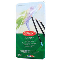 Darwent Academy Pastel Colouring Pencils: Tin of 12