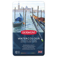 Derwent Watercolour Pencils: Tin of 12