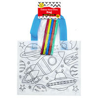 Colour Your Own Blue Space Bag: Pack of 12