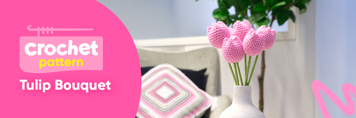 Crochet Tulip Bouquet
