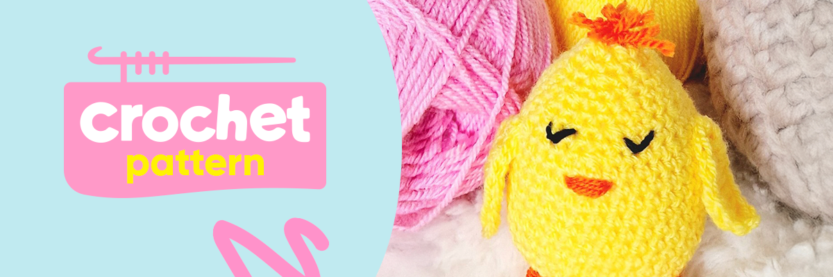 Easter crochet chick