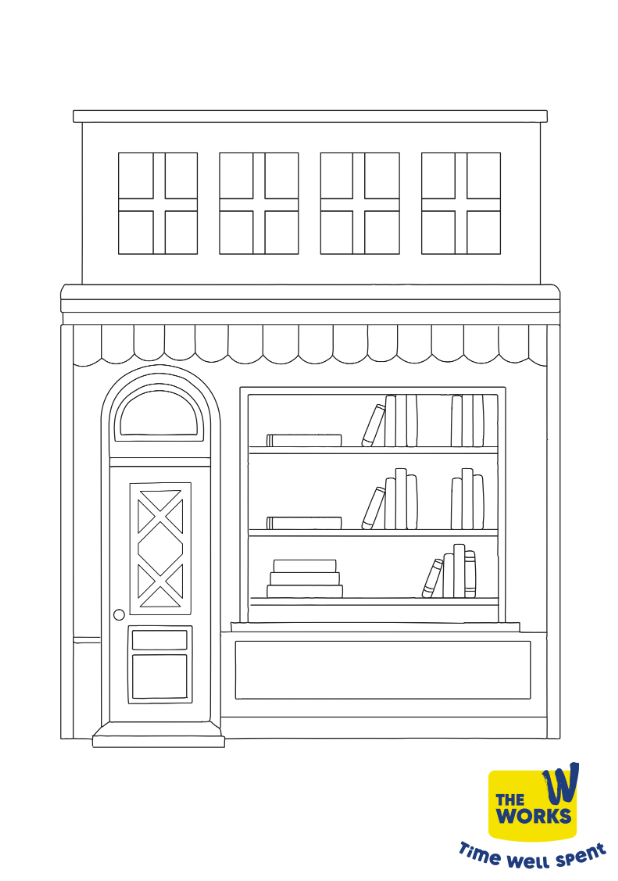 Dreamy Bookshop Window