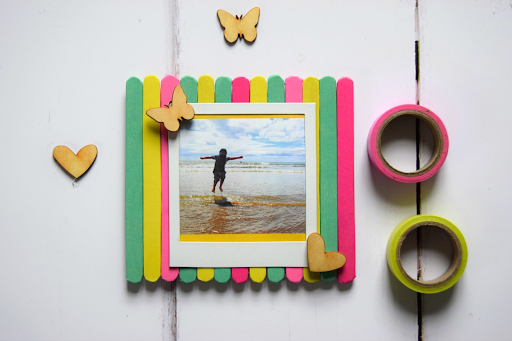 Craft Stick Photo Frame Craft Stick Photo Frame
