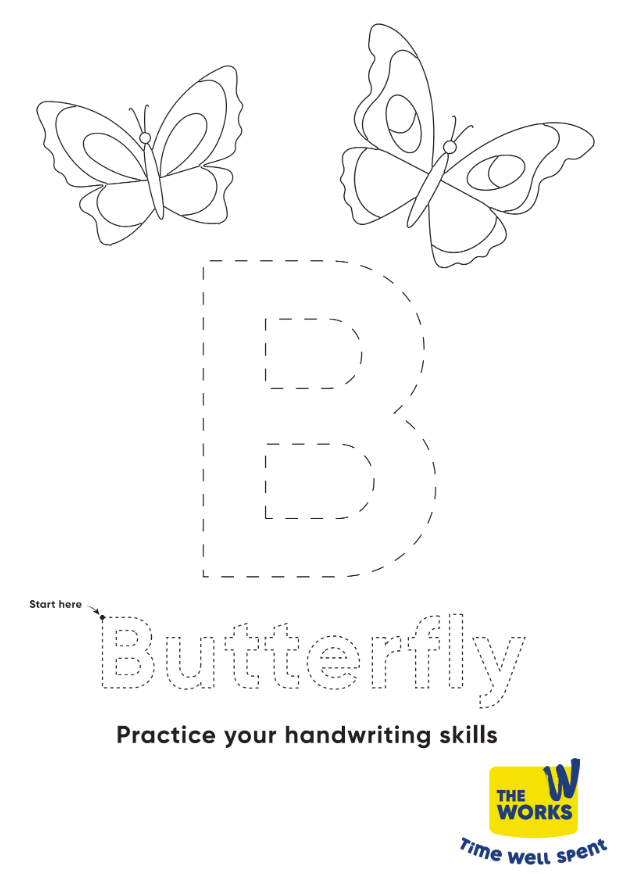 B for butterfly traceable B for butterfly traceable