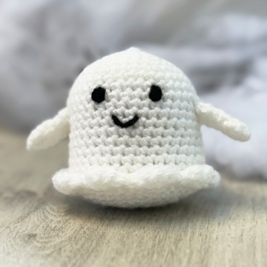 How to make an amigurumi ghost